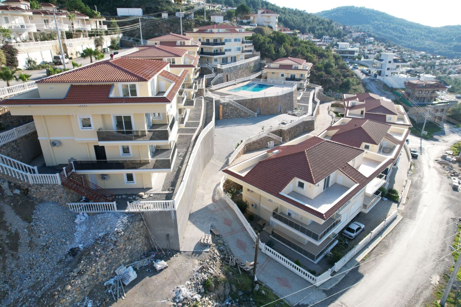 Alanya Real Estate Sea View 5 Room Duplex For Sale In Kargicak Alanya 01